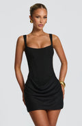 Cornelia Mini Dress - Black Dress Babyboo Fashion Premium Exclusive Design